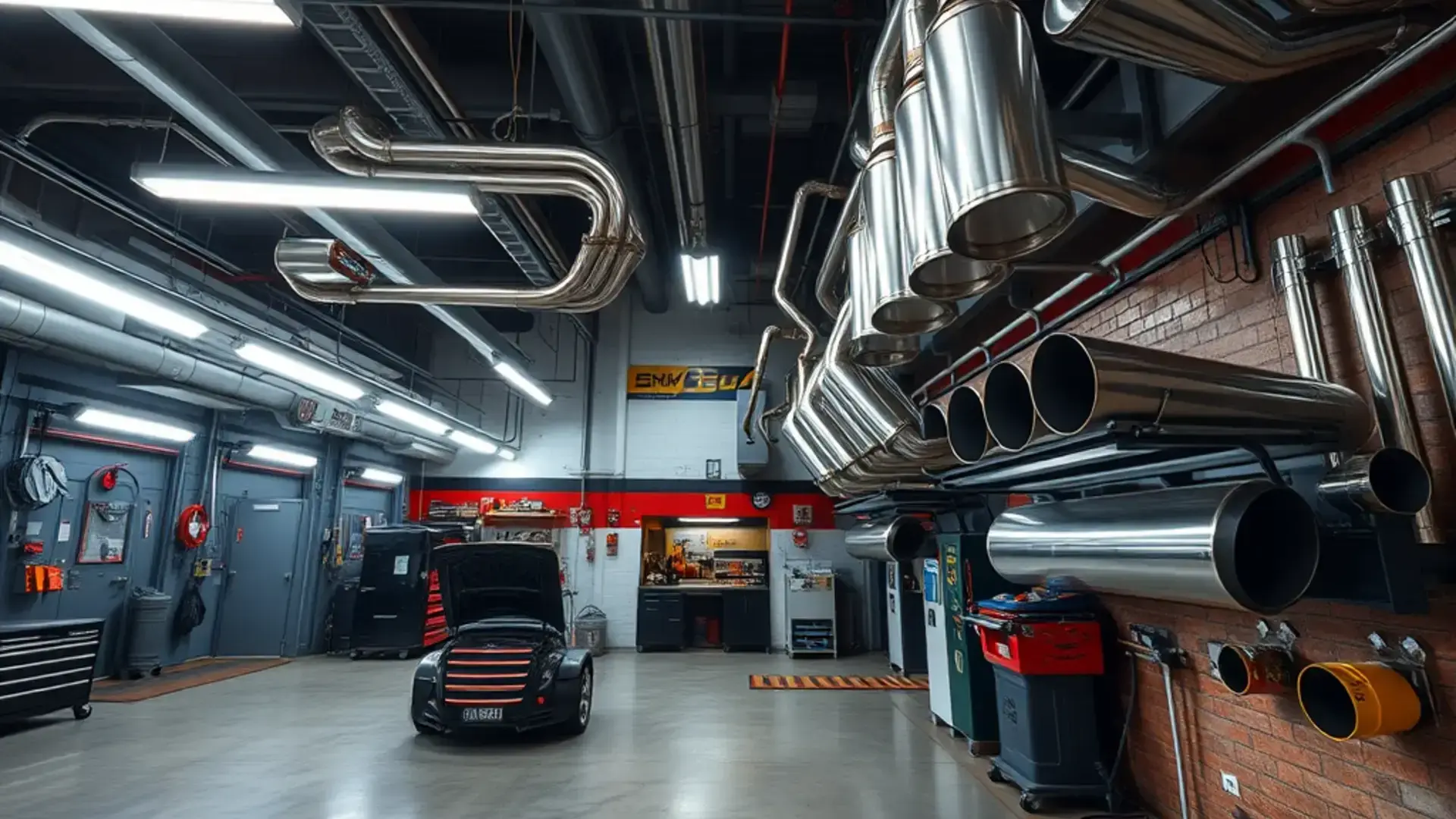 Mufflex Muffler Center workshop