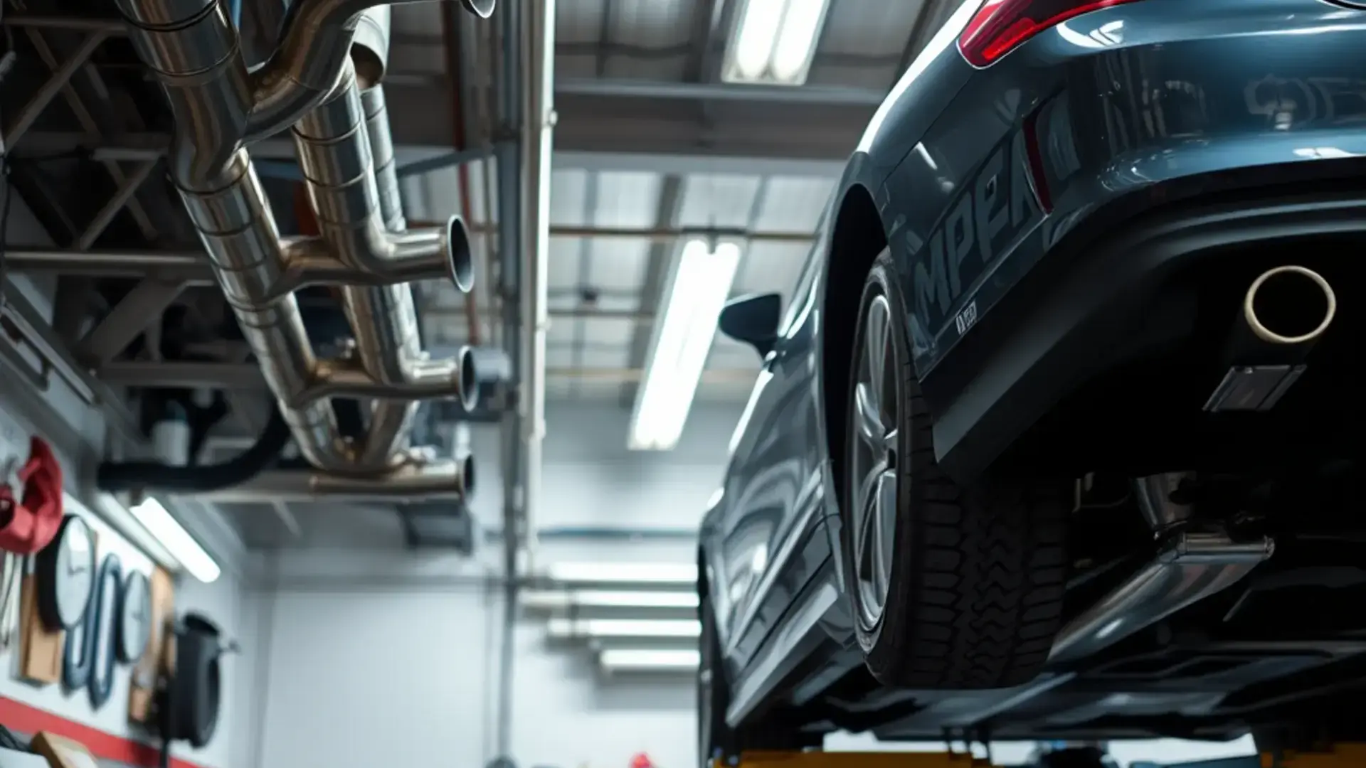 Mufflex Muffler Center workshop interior
